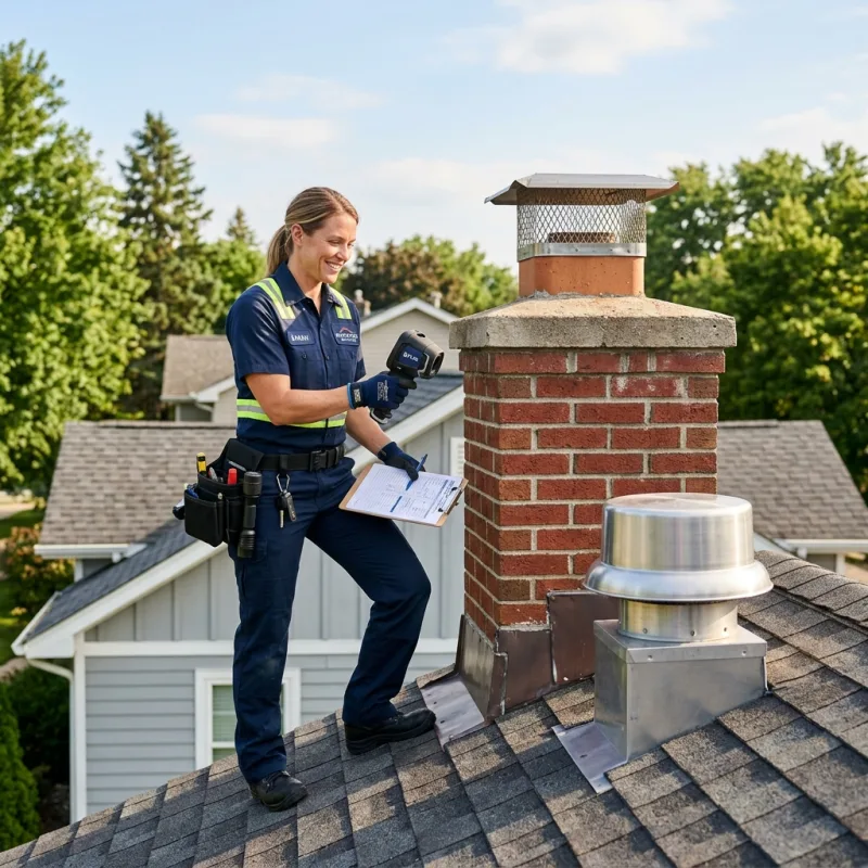 Technician removing a deceased bird from an indoor space in Eden Park